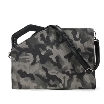 

Men brand Organizer clutch bag man Long purse multi-function shoulder bag