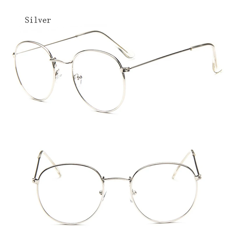 Пользовательские близорукость модные круглые оправы для очков для женщин и мужчин оптический фирменный дизайн винтажные очки для женщин прозрачные