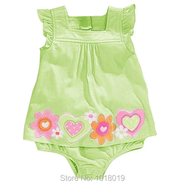 

100% Combed Cotton New 2019 Branded Newborn Baby Girls Clothing Clothes Summer Bebe Bodysuti Creeper Jumpsuit Short Sleeve Girls