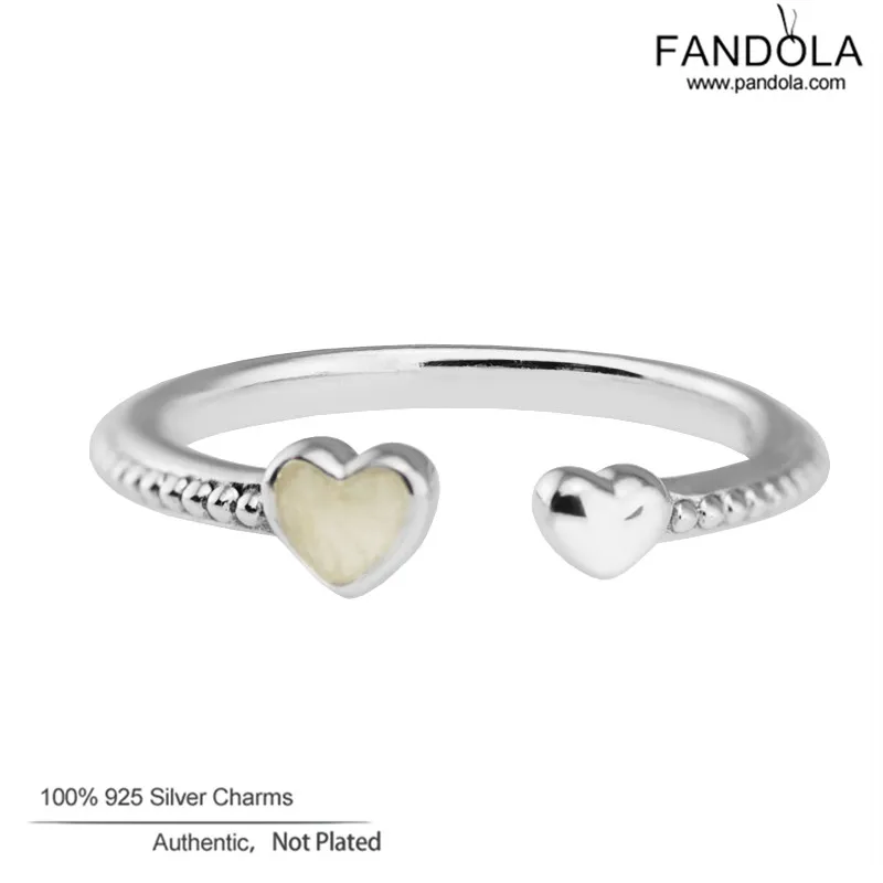 

Authentic 925 Sterling Silver Ring Hearts of Love Finger Ring for Women Gift Wedding Jewelry Sterling-Silver-Jewelry Wholesale