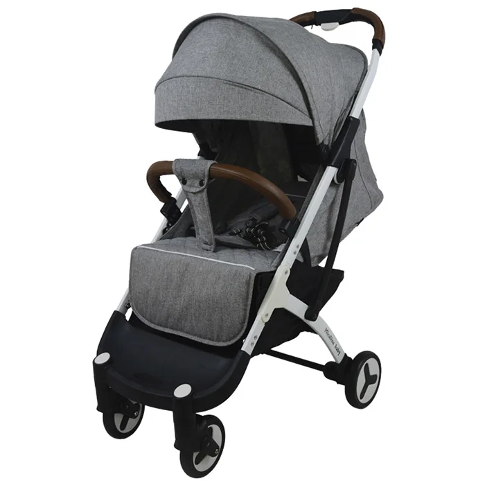 

Update Version YOYAplus 3 High Landscape Reclining Pram Cart Foldable Baby Stroller 4 Wheels Baby Cart Adjustable Backrest