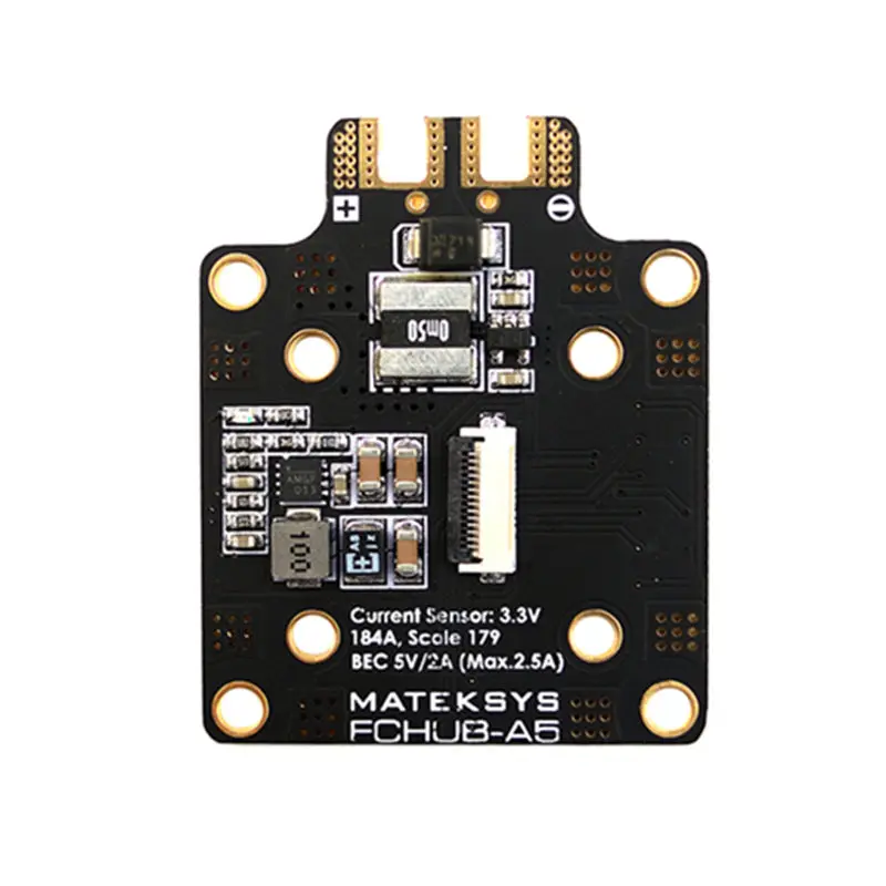 Системы Matek fchub A5 184A ток Сенсор 5 V 2A BEC 2-6 S PDB для беспилотная камера д/у Квадрокоптер FPV Racing Frame запасные части