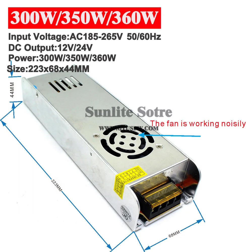 12V 24V 300W 350W 360W