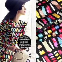 50 см/Лот) атласная шелковая ткань с цифровой печатью для шитья, стрейчевая ткань с шармезом, 19 мм, Шелковичная ткань, стеганая, жир