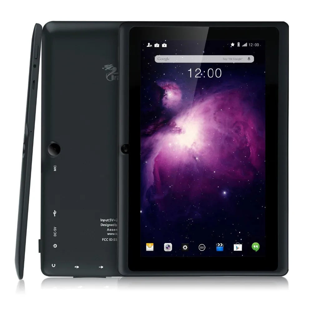 DragonTouch Y88X Plus 7 дюймовый детский планшет для детей четырехъядерный Android 5,1 1 ГБ/8 ГБ Kidoz предустановленный лучший подарок для ребенка