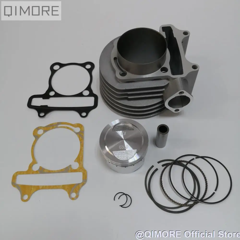 GY6 200 63 мм 2 в комплект поршневых цилиндров с большим отверстием для скутера мопеда