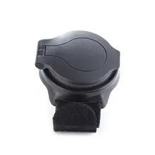 Bicycle Rearview Mirror With Wrist Strap For 360 Degree Compact And Portable Rotating Mirror