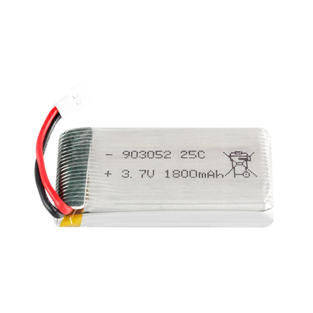 3,7 v 1800mAh литий-полимерный Батарея для KY601S SYMA X5 X5S X5C X5SC X5SH X5SW X5HW X5UW M18 H5P HQ898 H11D H11C вертолет Батарея - Цвет: Белый