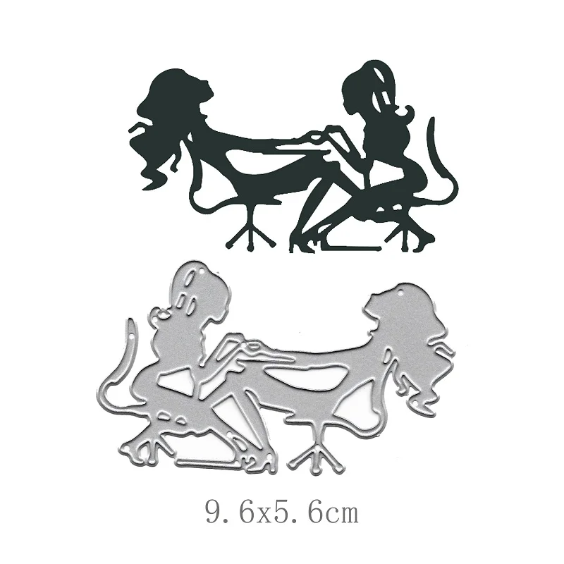 

dancer Metal Cutting Dies Stencil for DIY Scrapbooking Photo Album DIY Decorative Card Craft Embossing Folder fairy Die 2019