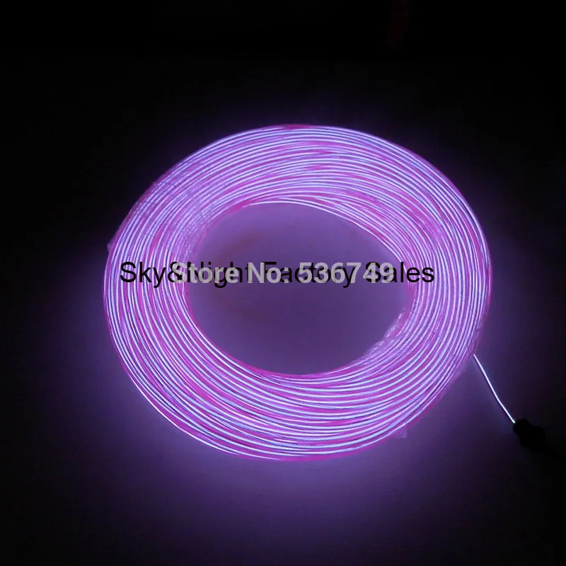 Best Offers High brightness 3.2mm-100M-(purple) Flexible Neon EL Wire Rope Tube/EL