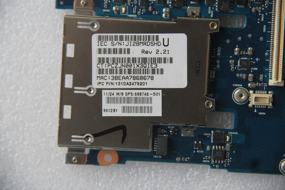 688746-501 для hp 8770W материнская плата для ноутбука 6050A2479201-MB-A02 с графическим слотом QM77 DDR3 полностью протестированная идеальная работа