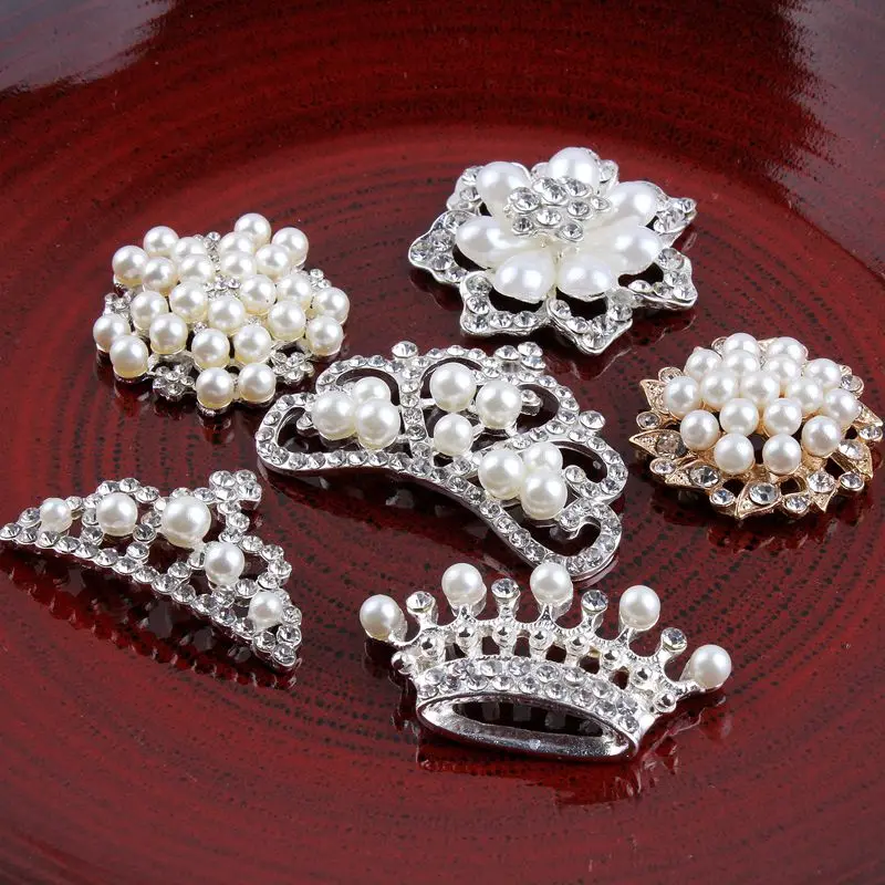 5 шт. 6 видов прозрачные искусственные пуговицы из сплава|buttons handmade|buttons for craftrhinestone