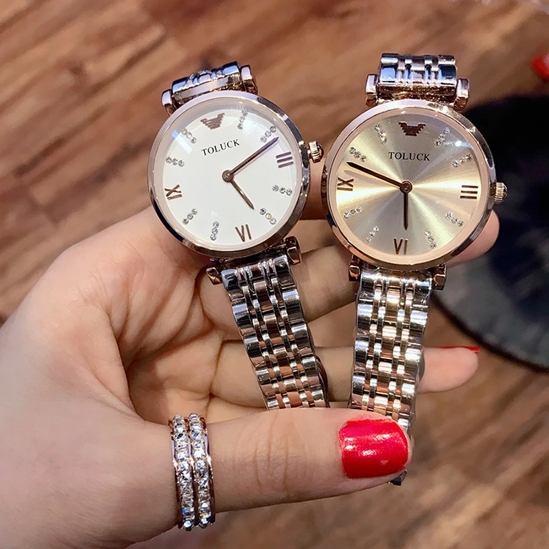 Подлинная Марка Роскошные часы женский Сталь 2019 Новый стиль Простой ультра-тонкий моды наручные Водонепроницаемый MS кварцевые наручные