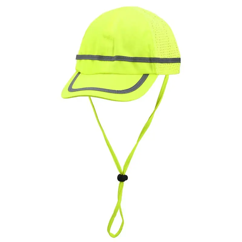 

Reflective Hat Breathable Adjustable Mesh Oxford Sunscreen Baseball Cap With Tether For Men Women Night Runner