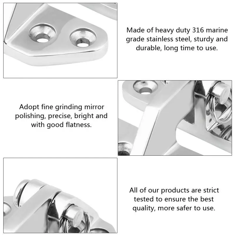 Лодка петля для люка 316 нержавеющая сталь Морская Лодка петля для люка съемный штырь оборудование автомобильные аксессуары