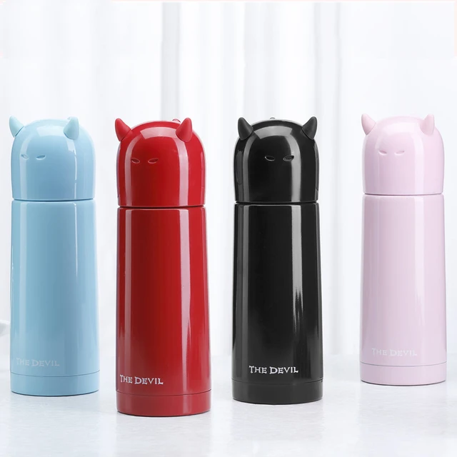 Portable Thermos Travel Mug Cute Design Vacuum Insulated Stainless Portable Thermos Travel Mug Cute Design Vacuum Insulated Stainless Steel Water Bottle Coffee