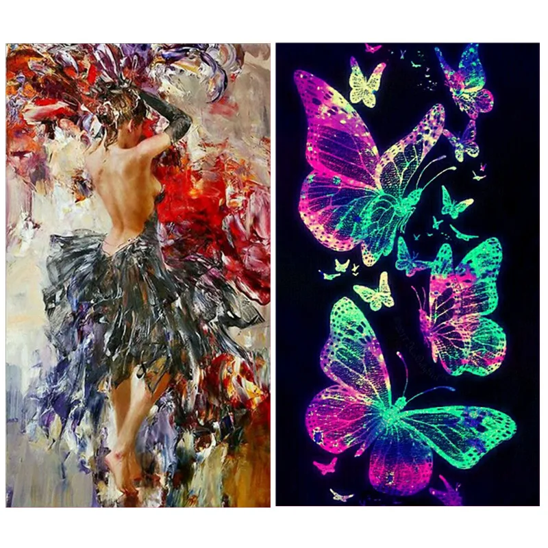 

5D Diy Diamond Painting Cross Stitch Mosaic Diamond Embroidery New Fashion Oil Beauty Dancer Painting