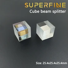 25,4x25,4 мм куб луч сплиттер, BK7 дисперсионная Призма