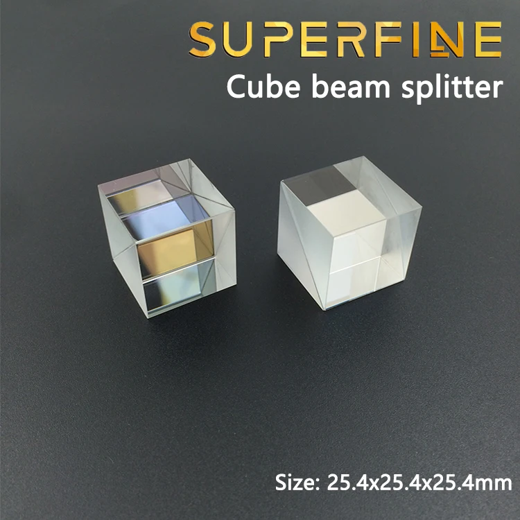 

25.4x25.4mm cube beam splitter, BK7 dispersion prism