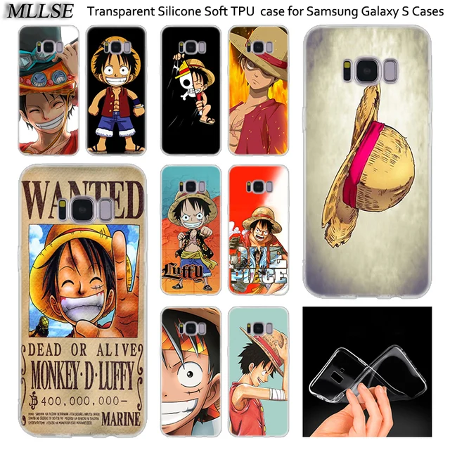 US $1.64 Anime One Piece Monkey D Luffy Silicone Case For Samsung Galaxy Note 10 Plus S8 S9 S10 Plus 5G S6 S