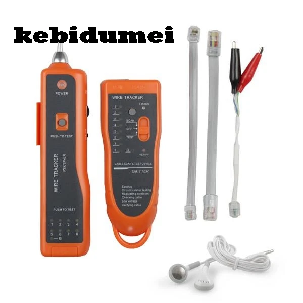 kebidumei rj11 rj45 car telephone wire tracker tracer ethernet lan