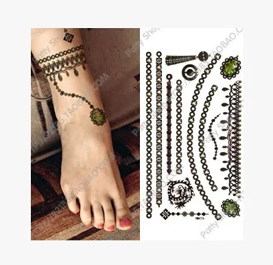 Download 55 Koleksi Gambar Henna Gelang Kaki Paling Baru Gratis