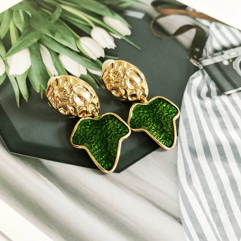 Sweet Elegant Designs Clip Earring Fashion Multi Green Styles Jewelry For Women Party Birthday Gift ear clip earrings,clip earrings,ear clip
