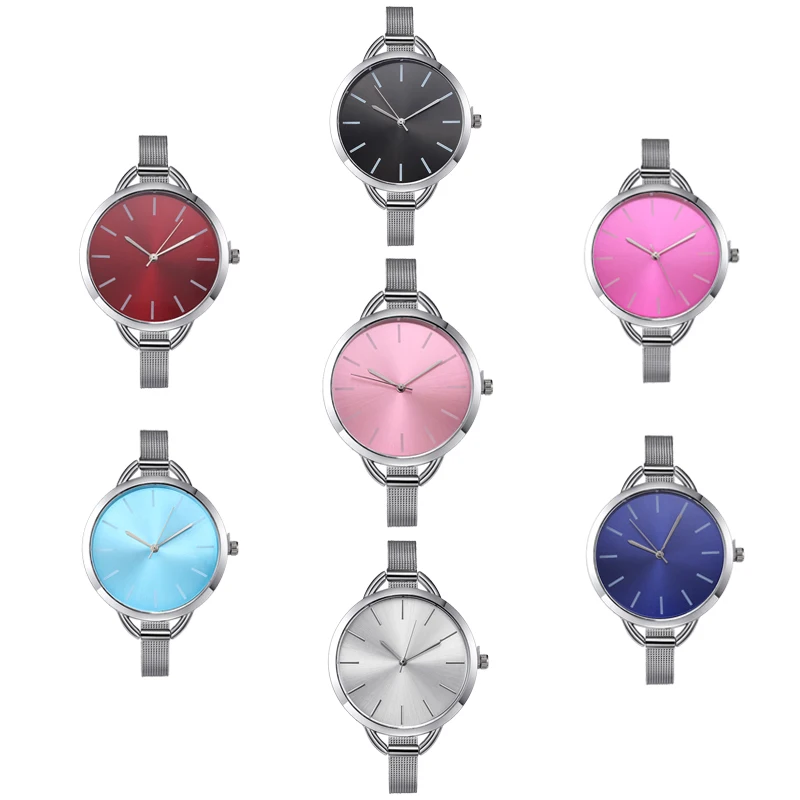 حار مسافر الفاخرة الأوروبية نمط السيدات الساعات الفولاذ المقاوم للصدأ أنيقة كبيرة الطلب النساء ووتش فستان كاجوال الإناث ساعة اليد ساعة