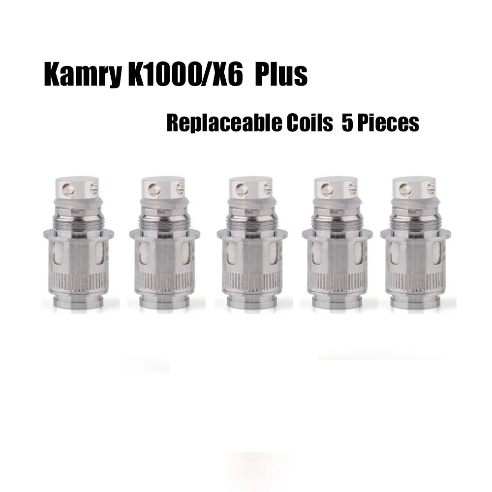 Kamry K1000/X6 Plus 0.5ohm Replaceable Coil Vape Pen New Micro Atomizer Coils 5 Pieces/lot Kamry K1000/X6 Plus 0.5ohm Replaceable Coil Vape Pen New Micro Atomizer Coils 5 Pieces/lot