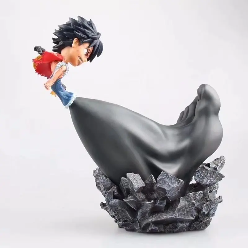 25cm Anime One piece figure Monkey D. Luffy Big feet third gear luffy