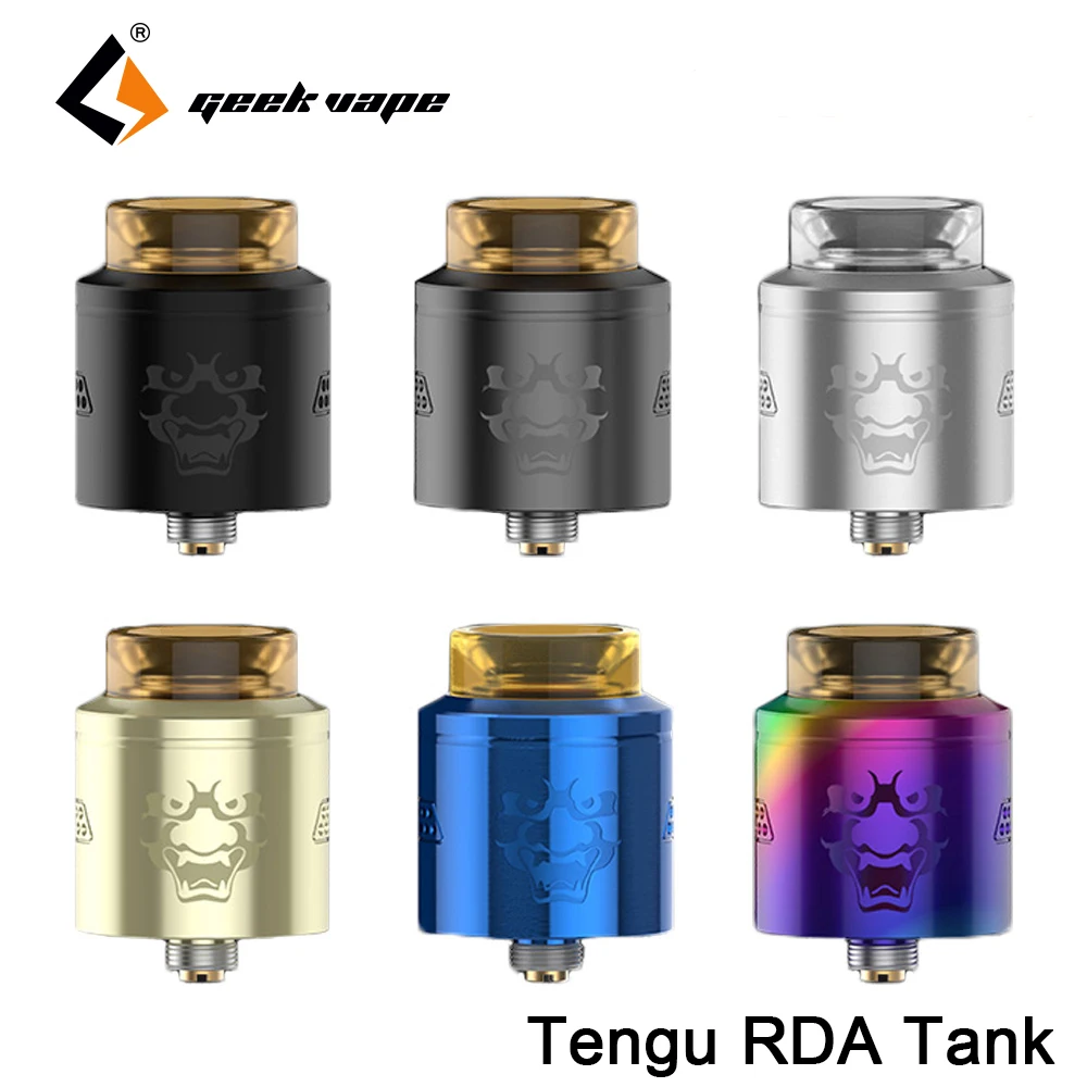 

Original Geekvape Tengu RDA Tank Rebuildable Dripping Atomizer Honeycomb Airflow for Box MOD Vape Vapor Aegis Solo Mod