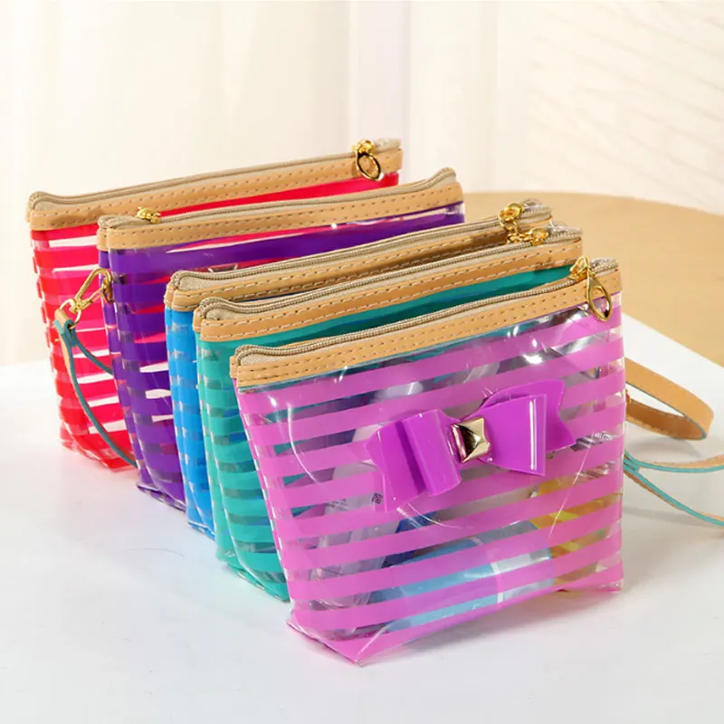 

Yesello 1Pcs Transparent Cosmetic Bag Toiletry Wash Bathing Supplies Storage Bag Makeup Cosmetic Bags PVC Pouch