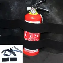 2 шт./компл. Огнетушитель бандаж фиксированный ремень автомобильный Стайлинг автомобиля Стикеры Ремни сумка для хранения в багажник автомобиля печатной ленты универсальный#30