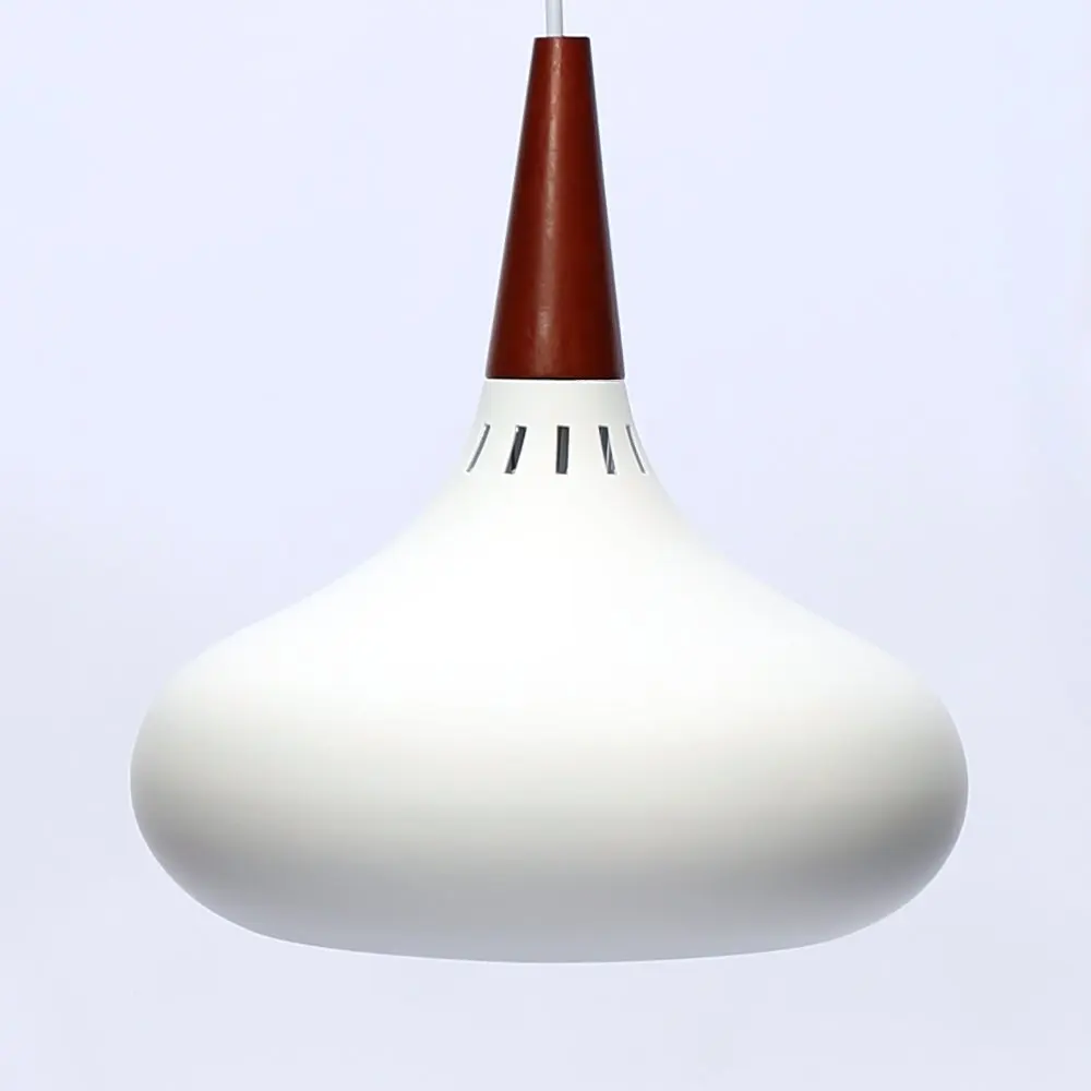 

Simple modern white metal lamp shell chandelier lighting E27 restaurant bar coffee restaurant LED hanging lamp