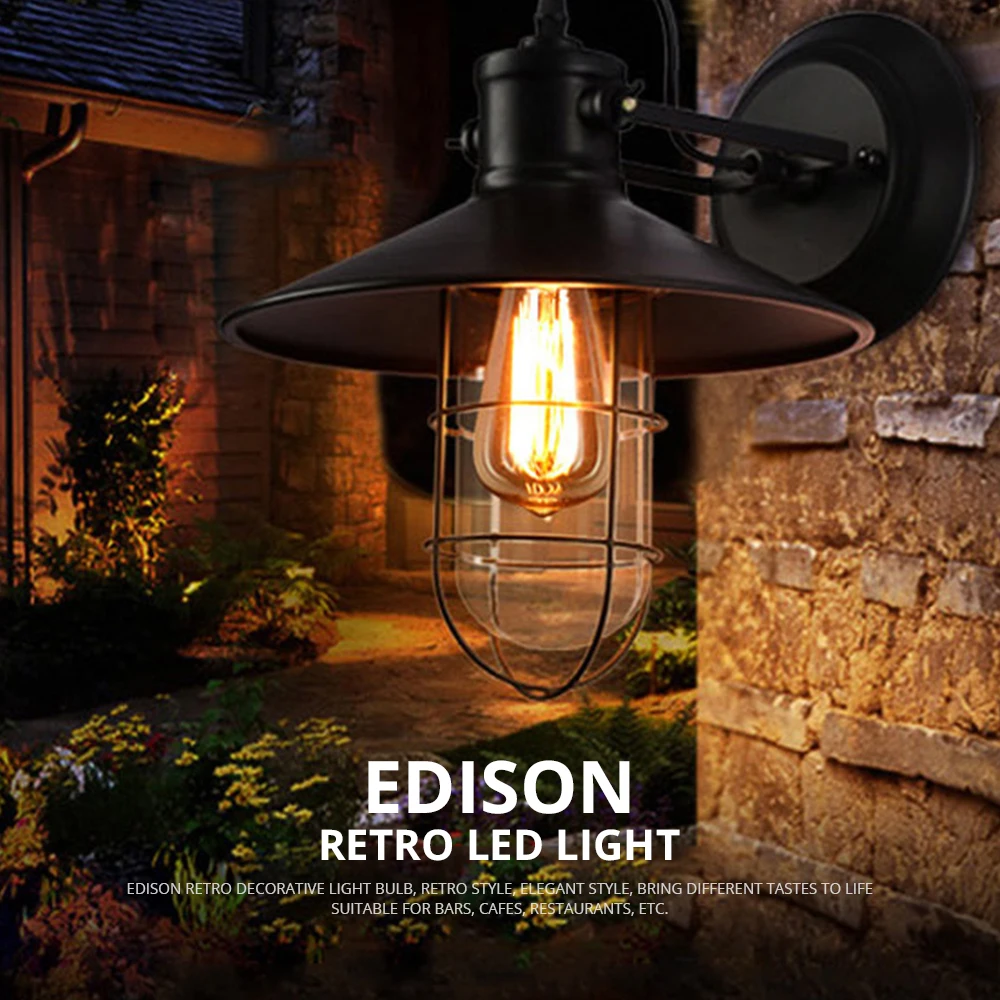 

Foxanon Edison Incandescent Bulb E27 3W Vintage Lamp For Pendant Light Retro Lighting lampadas Filament Lights Home Decorative