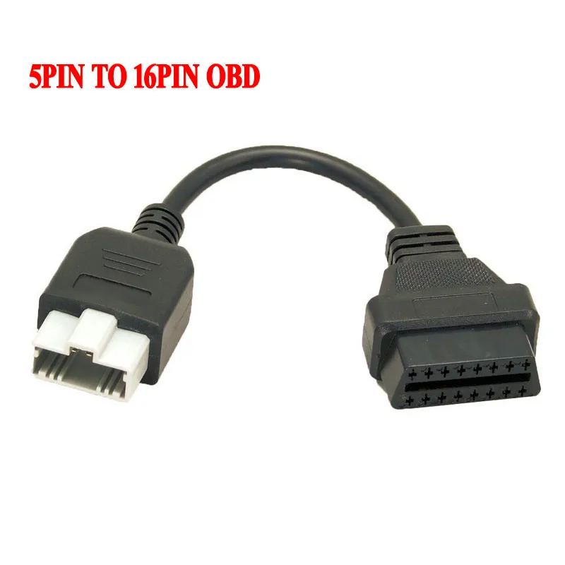 Мужской 3pin 5Pin конвертировать в Женская OBD2 16pin кабель для автомобиля Honda сканер OBD