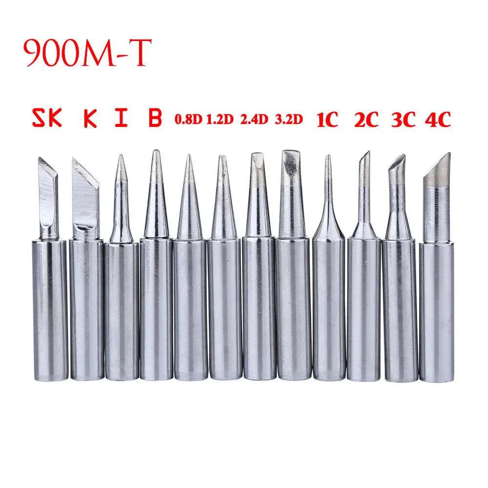 

12 styles Steel Welding Sting Iron Tip Lead-free Solder Tips Soldagem for Electronic Circuit BGA Soldering Rework Repair Tools