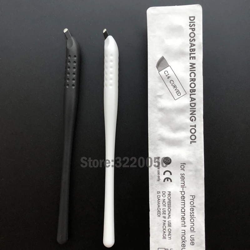 Manual de Ferramenta de 15 Descartáveis Caneta Microblading Tatuagem Agulhas Sombreamento Duplo Tebori Microblade Agulha Ferramentas Kit Armas With18 u 3 Cheap Pistola para tatuagem