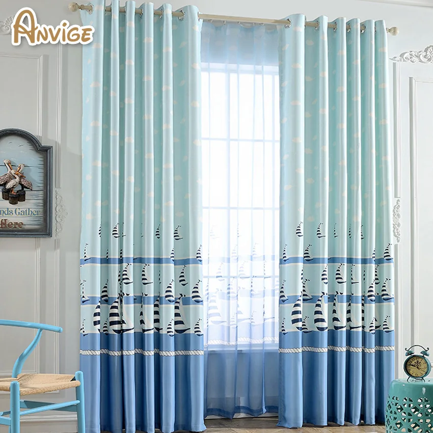 Half Blackout Curtains For Living Room Blinds Printing Drapes Damask