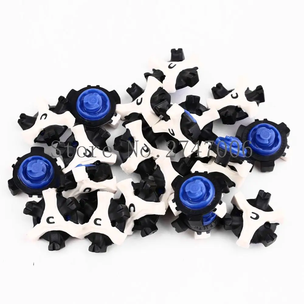 

Free Shipping 28Pcs TPR Golf Shoe Spikes Replacement for Champ Cleat Fast Twist Tri-Lok Golf Accessories Golf Training Aids