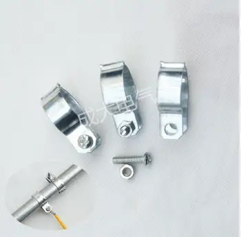 

Free shipping pipe clamp 10pcs/lot with screw Grounding card electric rolling head galvanized KBG JDG ground