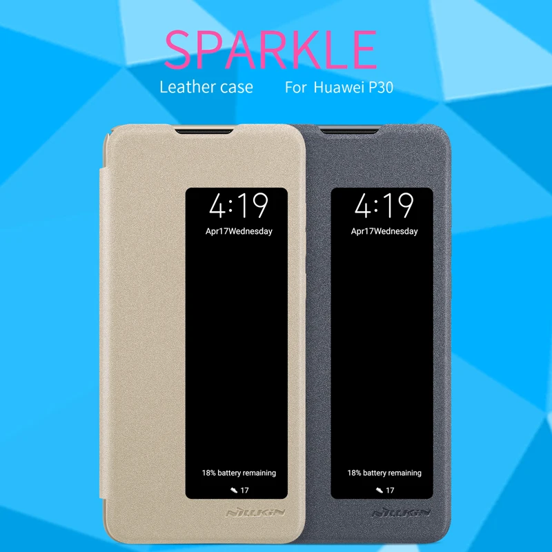 Huawei-P30-Pro-Flip-Case-NILLKIN-Sparkle-Matte-Leather-Flip-Cover-Case-For-Huawei-P30-with