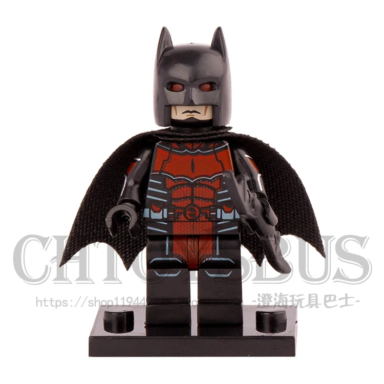 Single Sale Red Suit Batman Bruce Wayne TV Batcave Super Heroes Justice League minifig Model Building Blocks Kids Toys Gifts | Игрушки и