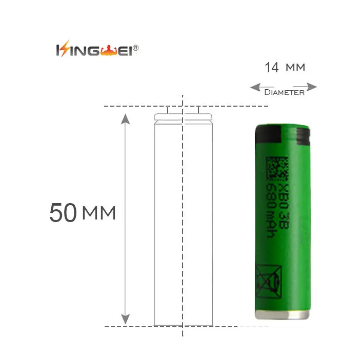 100 шт. AA 680mAh 3,7 v Аккумулятор для SONY VR2 Li-Ion 14500 AA аккумуляторные батареи