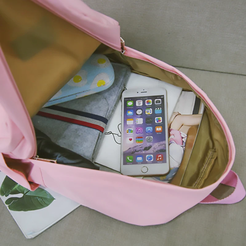 2019 nuevo mochila de Color sólido mochila de moda de mujer ocio adolescente mejor bolsa de viaje mochila mujeres mochila 2019 nuevo mochila de Color sólido mochila de moda de mujer ocio adolescente mejor bolsa de viaje mochila mujeres mochila