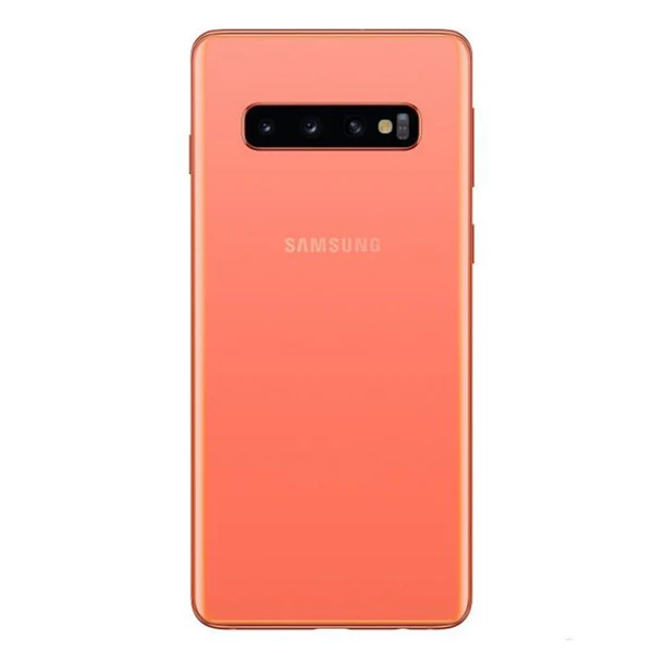 Samsung чехол для задней крышки корпуса для samsung GALAXY S10 SM-G9730 X S10 Plus S10Plus SM-G9750 батарея задняя дверь с инструментом - Цвет: Orange