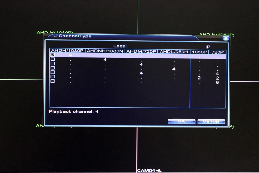 Новое поступление 1080P AHD-H 4channel AHD DVR Регистраторы видео Регистраторы 8-канальный видеорегистратор AHD DVR 1080P AHDH для 1080P AHD Камера