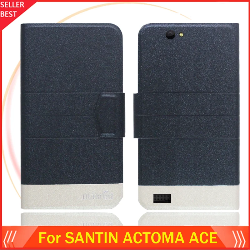 5 цветов лидер продаж! Ультратонкий кожаный чехол SANTIN ACTOMA ACE эксклюзивный для