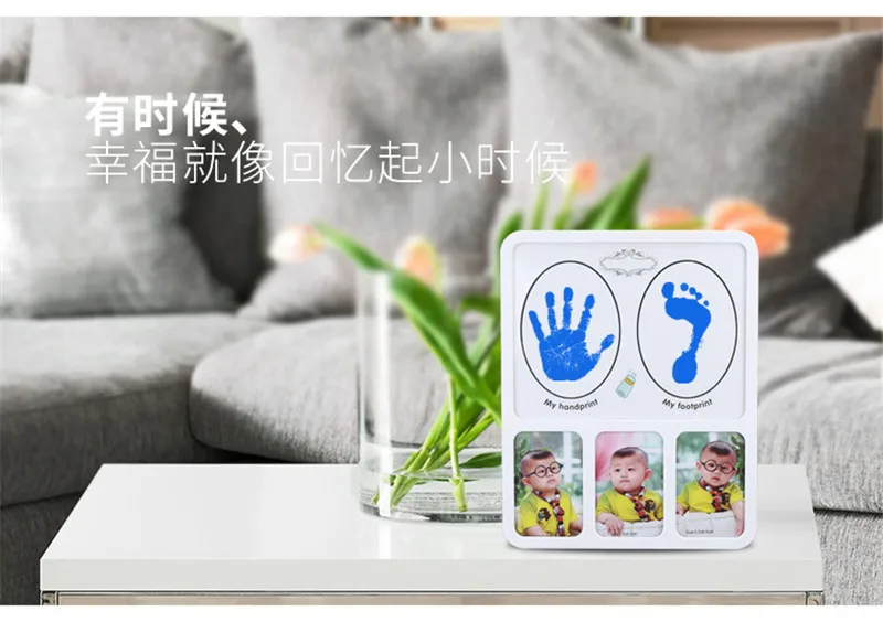 DIY фоторамка для новорожденных отпечаток Foodtprint Inkless Touch подушечка нетоксичные фоторамка домашнего декора дни рождения подарок для ребенка