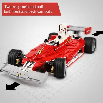 

03023 2405PCS The Red Power Racing Car Set Building Blocks Bricks Educational Toys As children Gifts for Kids